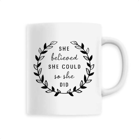 Mug - she did