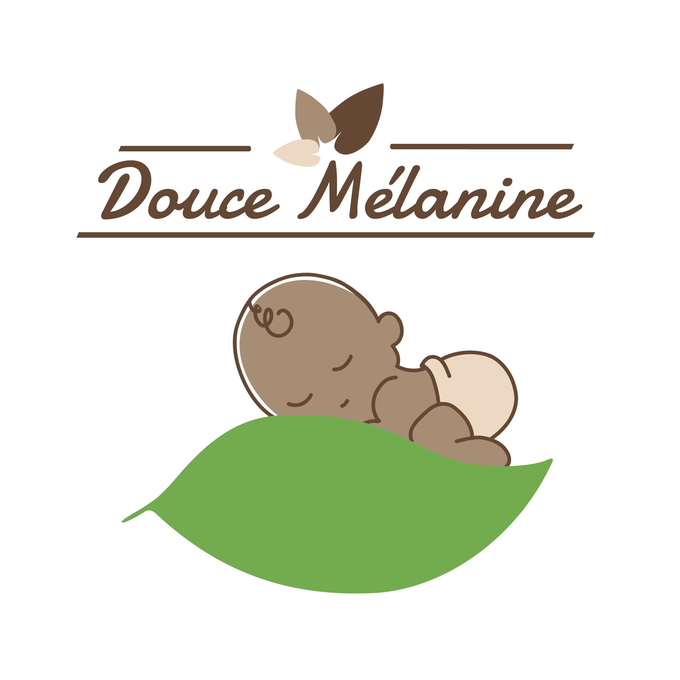 Logo web fond blanc Douce Mélanine